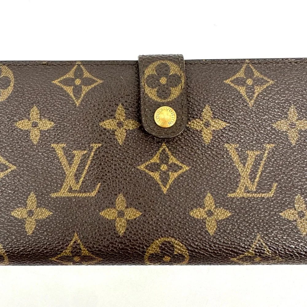 Louis Vuitton Vintage French Purse Long Wallet Kiss Lock - Picture 2 of 16